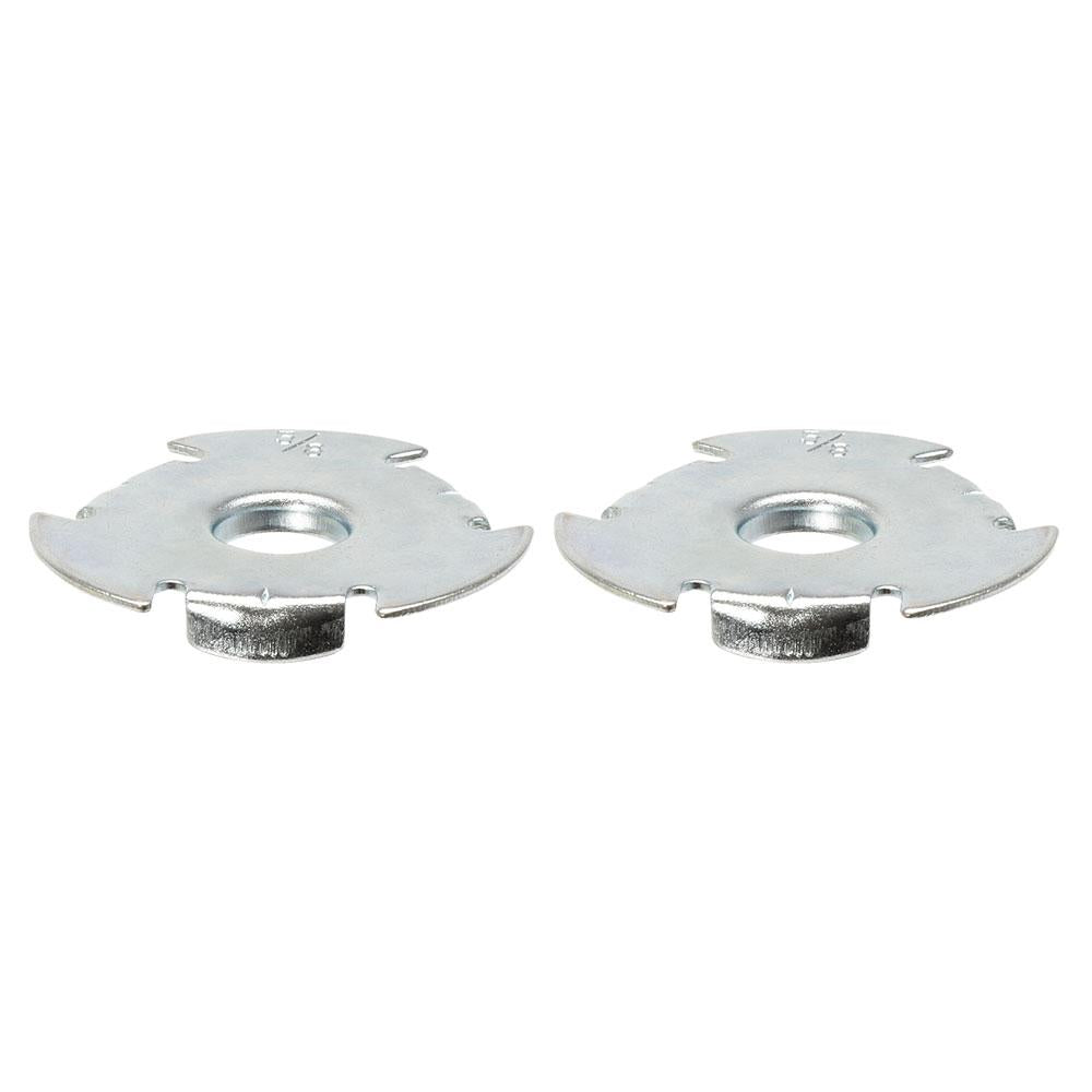 5/8" Hole x 2" O.D. Adaptors for JET Bench Crimped Wire Wheels (Pair)