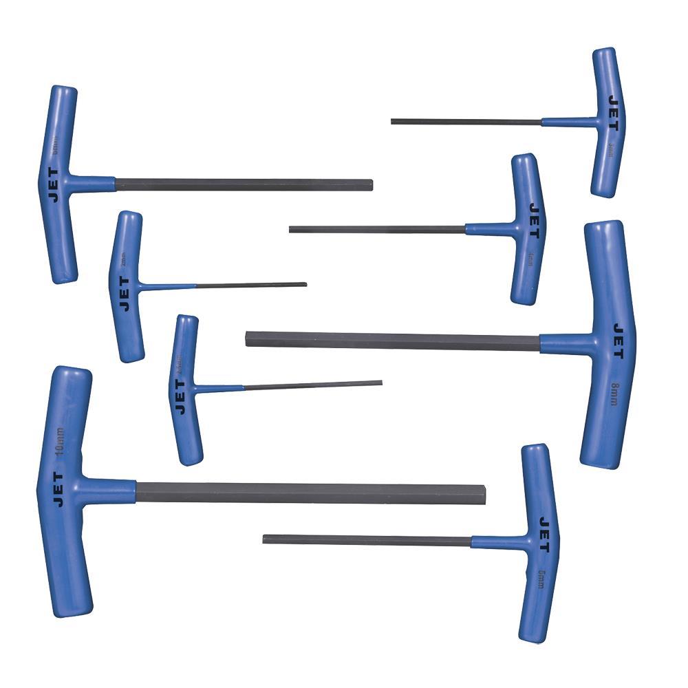 8 PC Metric T Handle Hex Key Set