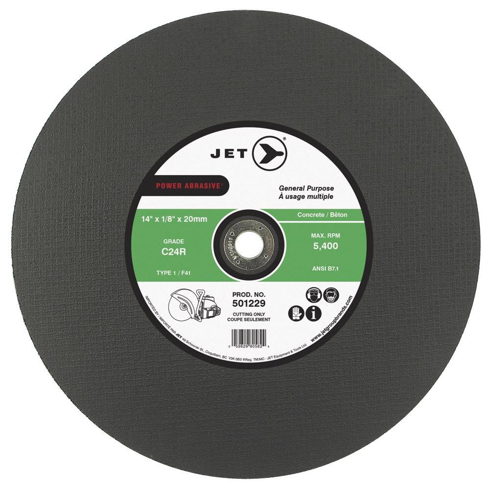 Disque à tronçonner C24R POWER ABRASIVE T1 14 x 1/8 x 20 mm