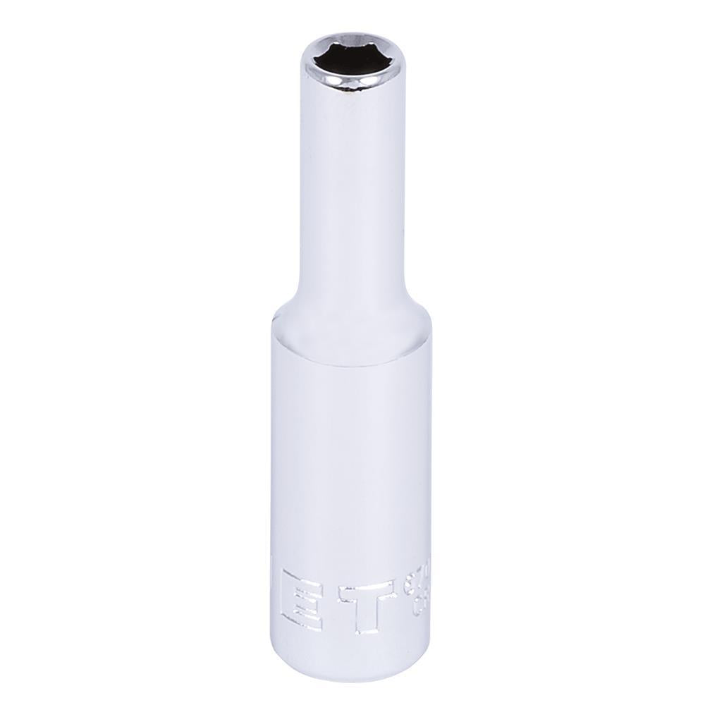 1/4" DR x 3/16" Deep Chrome Socket - 6 Point