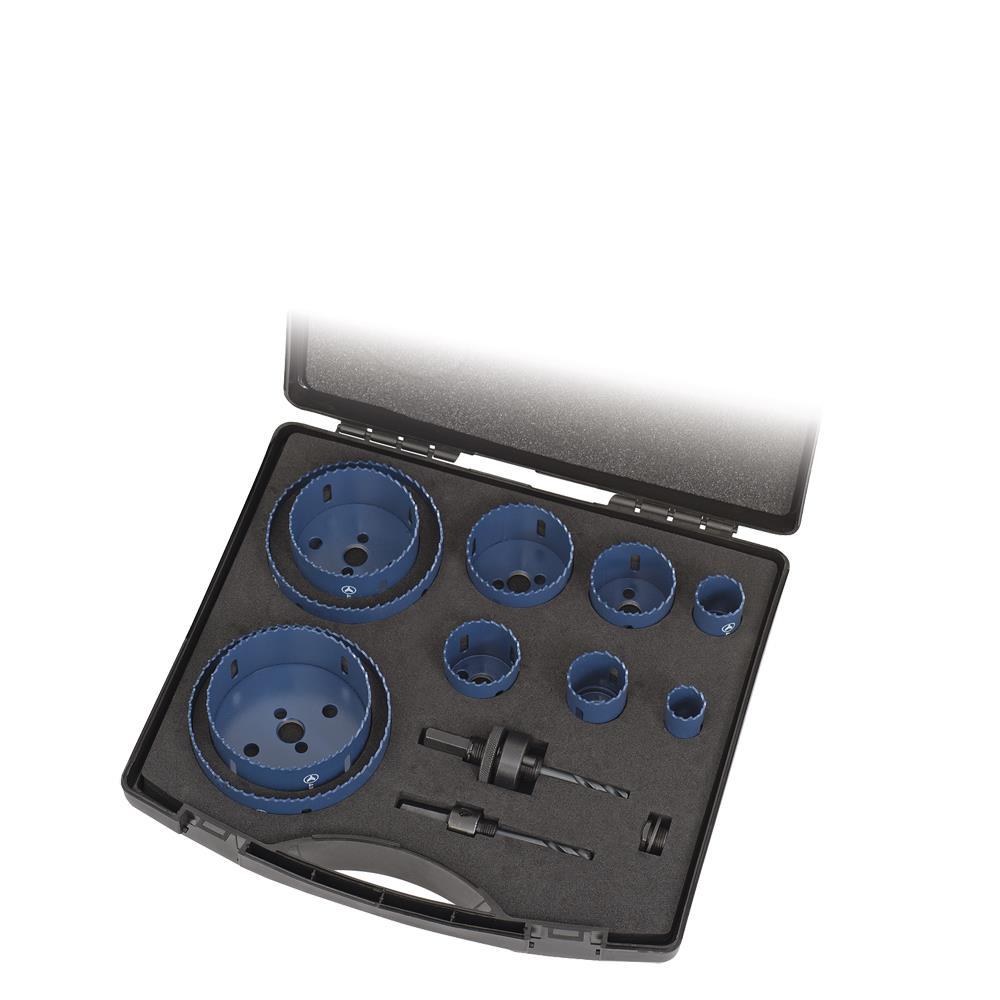 Kit de scies cloches pour électriciens 12 pièces