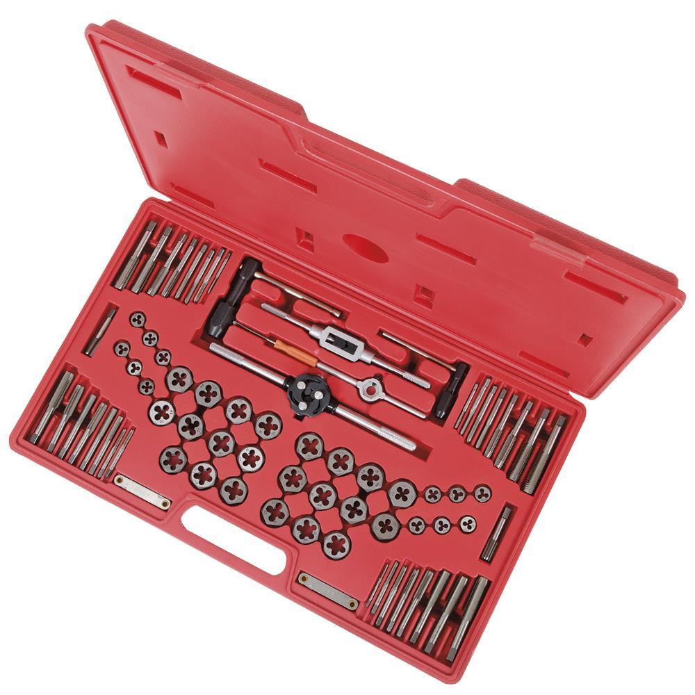 76-Piece SAE/Metric Alloy Tap and Die Premium Set