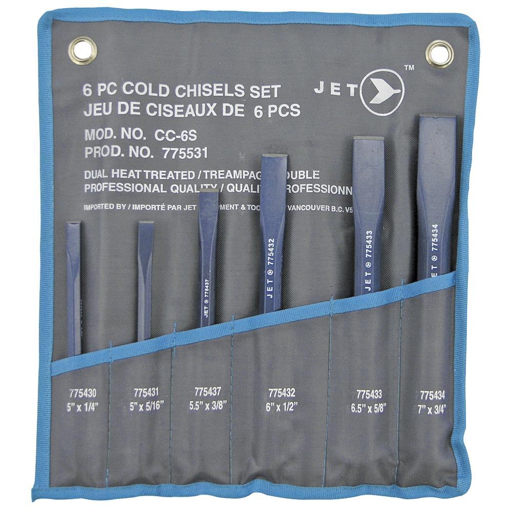 Ensemble de 6 ciseaux à froid