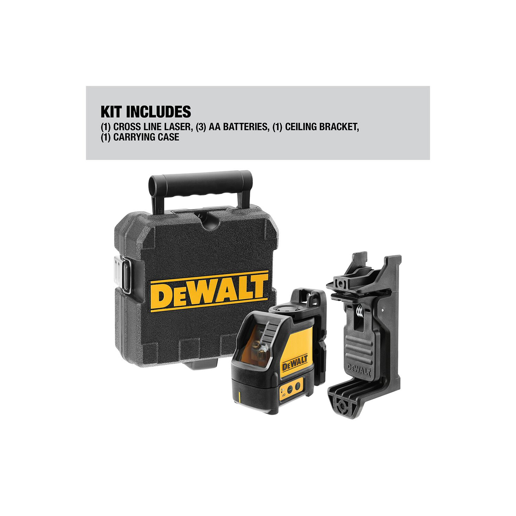 DEWALT Green Cross Line Laser, 165 ft Range