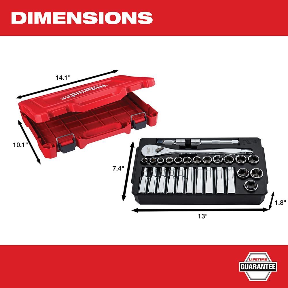 28 Pc. Socket Wrench Set