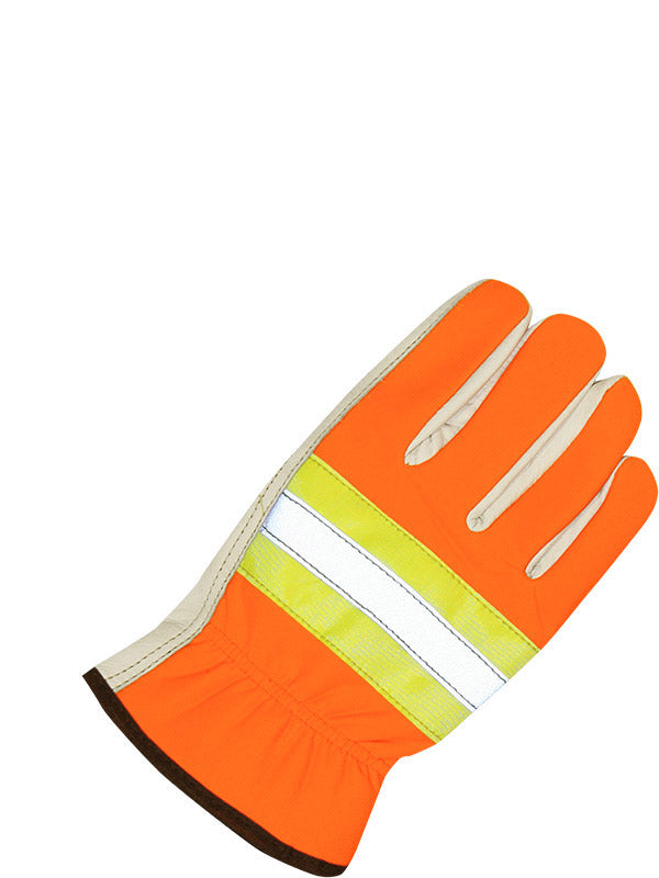 Hi-Viz Grain Cowhide Driver w/Keystone Thumb