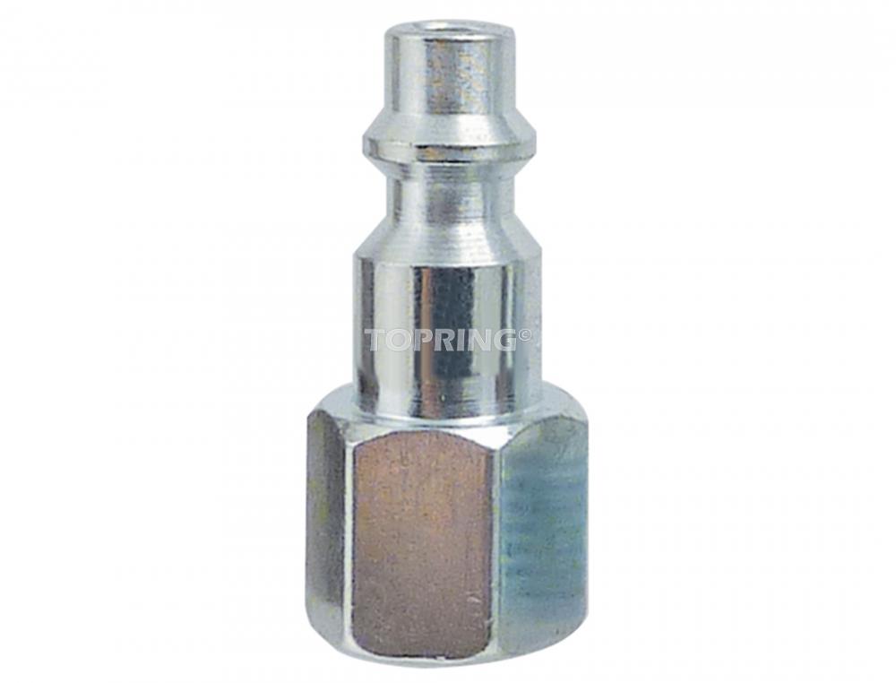 1/4 Industrial Steel Coupler Plug 1/8 (F) NPT