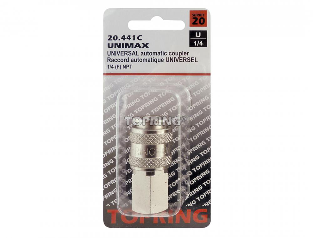 1/4 Universal Steel Quick Coupler 1/4 (F) NPT, Unimax