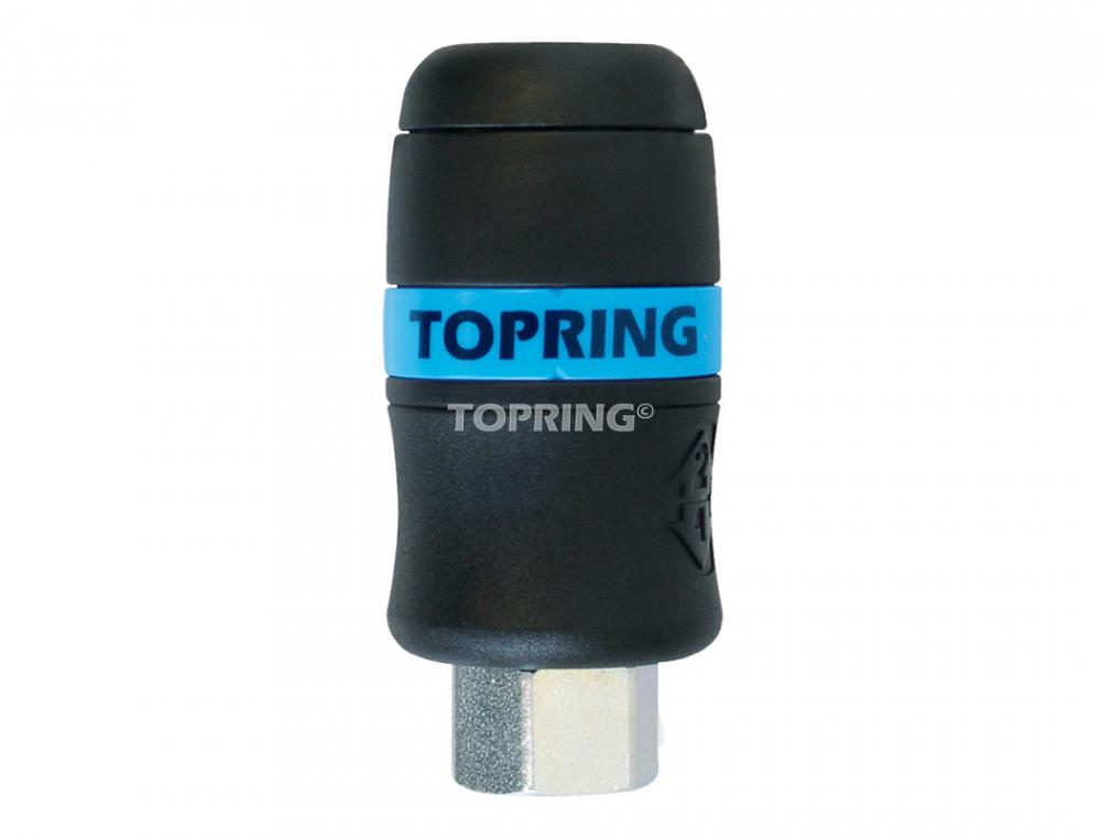 1/4 Industrial Composite Quick Coupler 1/4 (F) NPT, Topquik Model