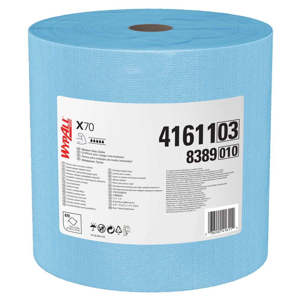 Essuie-mains en rouleau dur Scott® Slimroll (12388), avec poches absorbantes à séchage rapide, compatible avec distributeurs Kimberly-Clark Professional, blanc, 3 480 pi/caisse