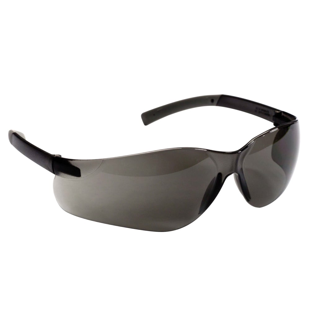 Lunettes de sécurité KleenGuard V20 Purity (25652), revêtement dur, verres fumés, monture fumée, protection UV, unisexe pour hommes et femmes (quantité 12)