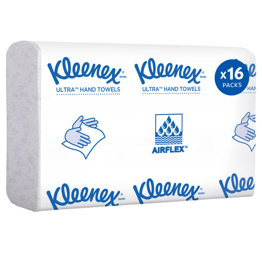 Essuie-tout multiplis Kleenex® Reveal (46321), 2 épaisseurs, feuilles de 7,5" x 9,4", pour distributeur de comptoir Kimberly-Clark Professional, 2 400 feuilles/caisse