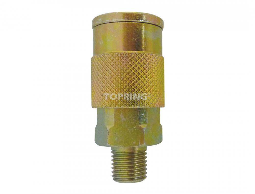Raccord rapide en acier industriel 3/8 1/4 (M), modèle Maxquik, NPT