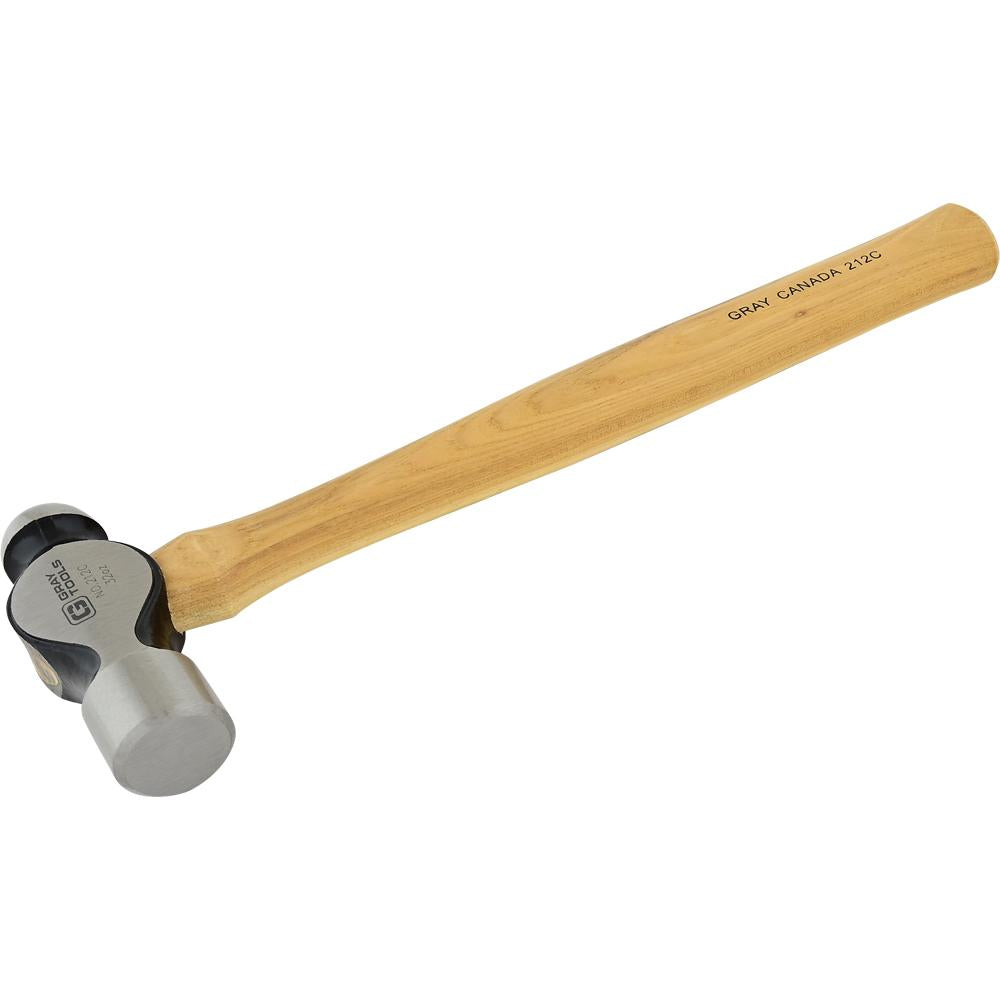 32 Oz. Ball Pein Hammer with Wooden Handle, Magna-flux Tested