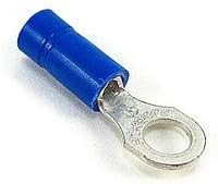 Insulated Vinyl Ring Terminal 18-14 No6 Blue