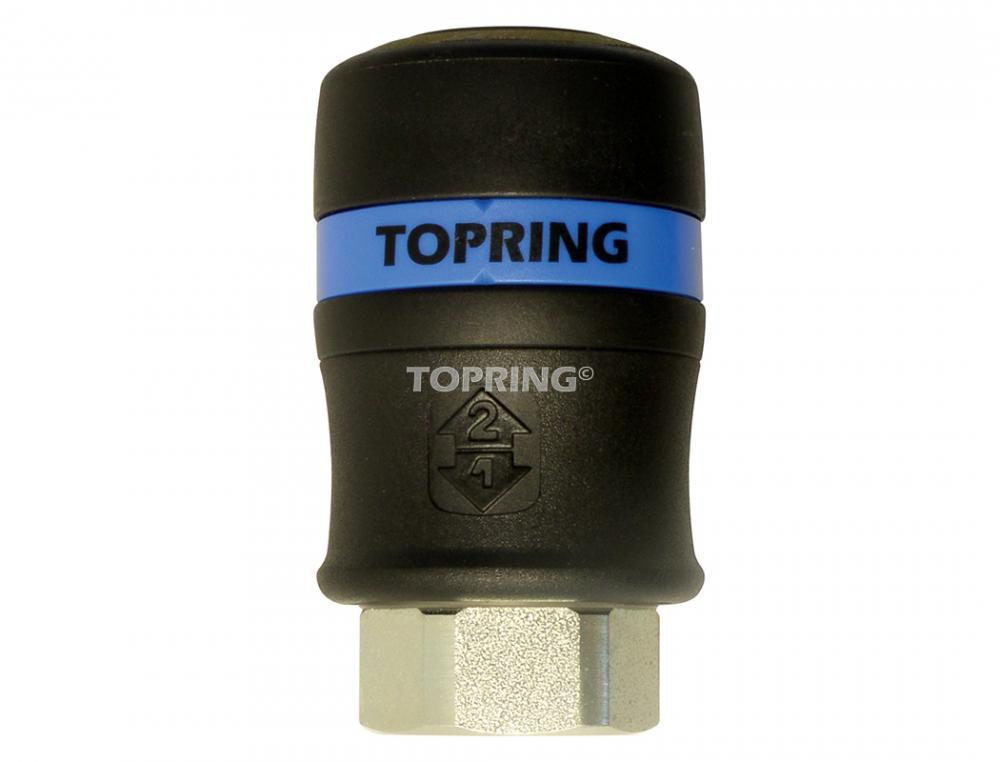1/2 Industrial Composite Quick Coupler 3/8 (F) NPT, Topquik Model