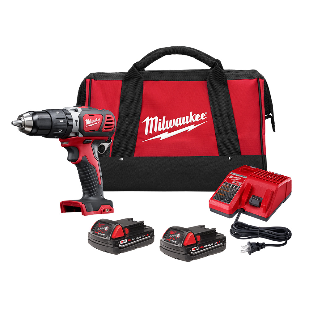 M18™ Compact 1/2 In. Hammer Drill/Driver Kit With Compact Batteries