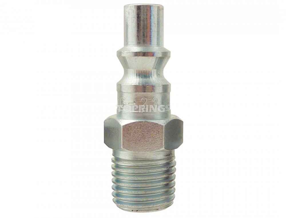 1/4 Aro 210 Steel Coupler Plug 1/4 (M) NPT