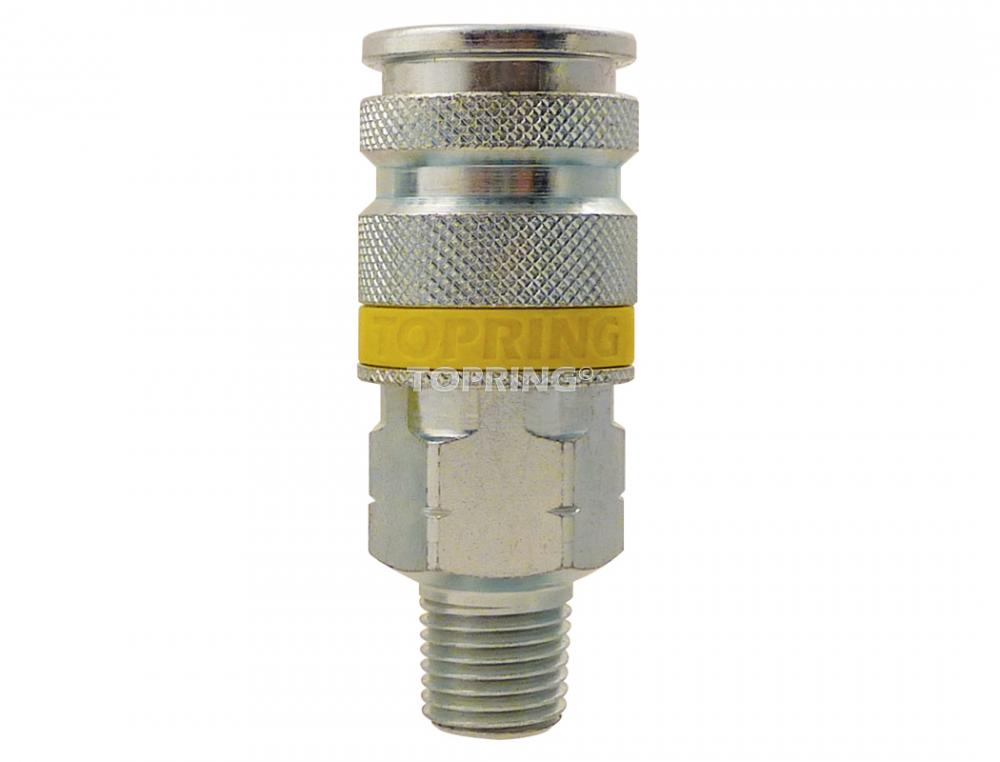 1/4 Aro 210 Steel Quick Coupler 1/4 (M) NPT, Quiksilver Model Product #:23.646