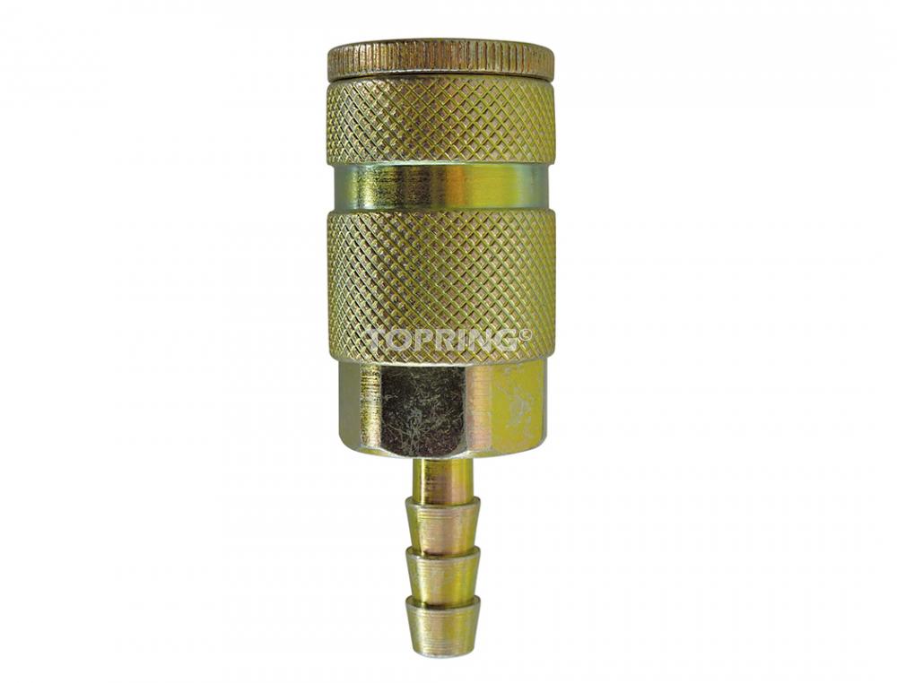 Coupleur rapide en acier 1/4 Aro 210 avec cannelure de tuyau de 1/4, modèle Maxquik