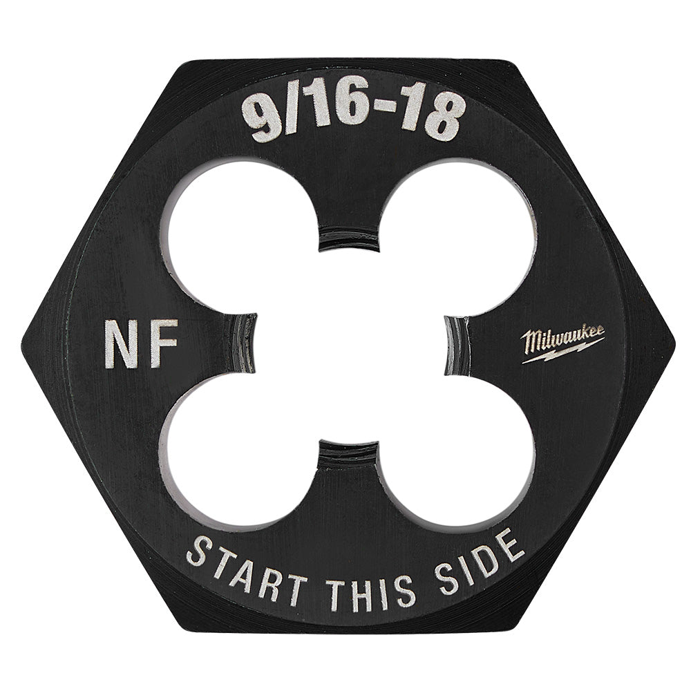 9/16"-18 nf 1-7/16" Hex Threading Die