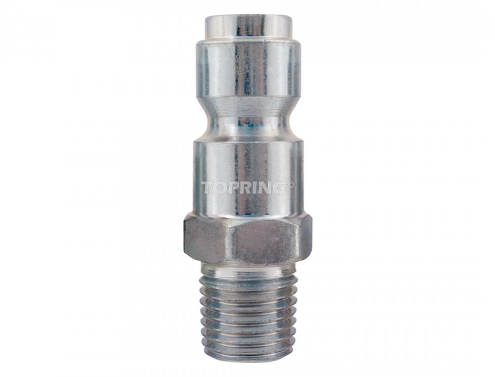 3/8 Truflate Steel Coupler Plug 1/4 (M) NPT