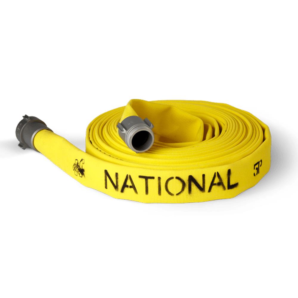 Single Wall 5P Hose, QST Polyester, White, 2.5" x 100'