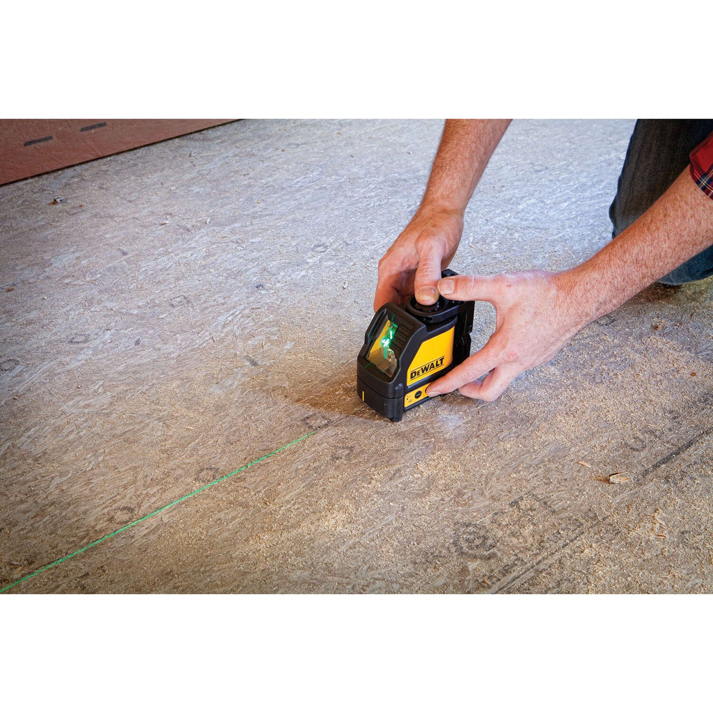 DEWALT Green Cross Line Laser, 165 ft Range