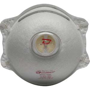 Dynamic N95 Respirator Standard, White, Disposable, 10/Pk