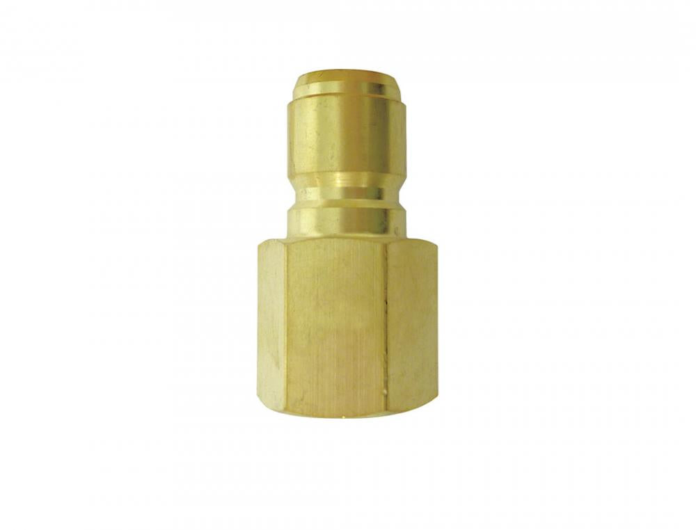 High Flow Brass Coupler Plug 1/4 (F) NPT