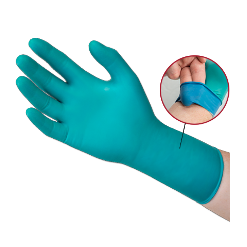 MICROFLEX Chemical Resistant Disposable Glove, Nitril, 93260 Size L (8.5-9.0), 50/bx