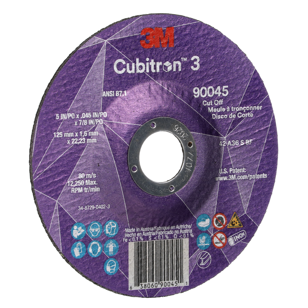3M Cubitron 3 Cut-Off Wheel 5in T27 36+