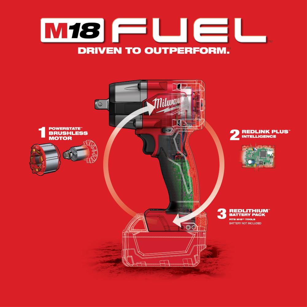 M18™ FUEL 1/2 in. MTIW PIN BARE