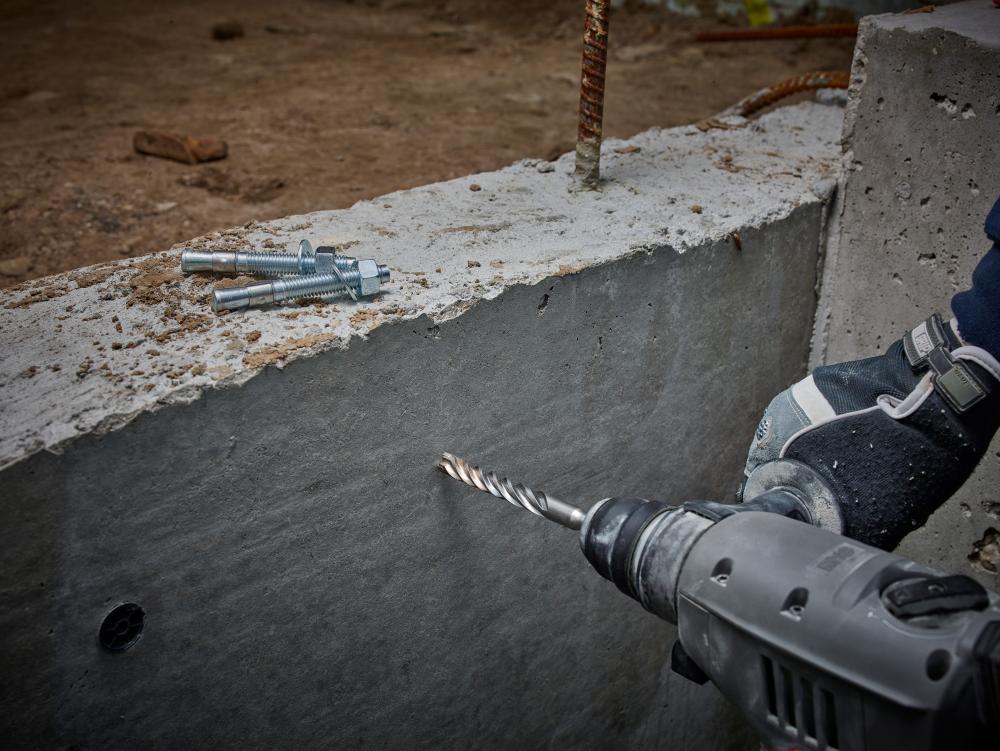 Forets à percussion rotatifs SDS-Plus MX4 à 4 couteaux de 1/2 po x 6 po