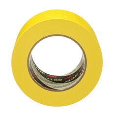 Ruban de masquage haute performance 3M™, 301+, jaune, 6,3 mil (0,16 mm), 2,8 po x 60 vg (72 mm x 55 m)