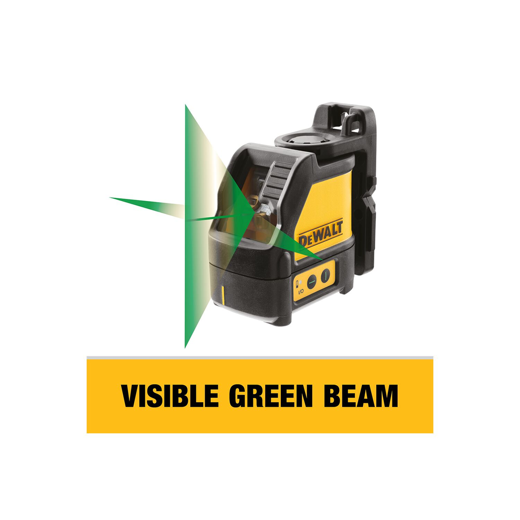 DEWALT Green Cross Line Laser, 165 ft Range