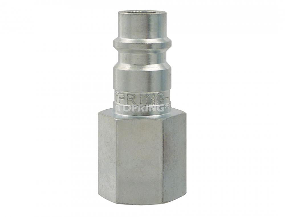 Ultraflo 7.8 mm Steel Coupler Plug 3/8 (F) NPT
