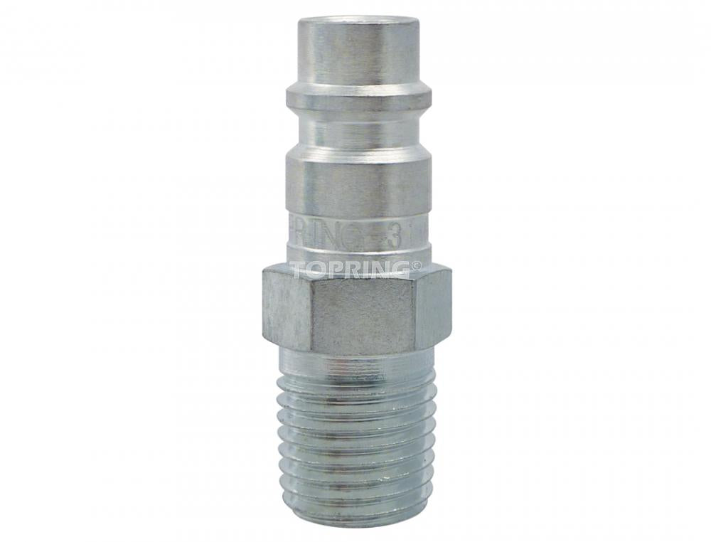 Ultraflo 7.8 mm Steel Coupler Plug - 1/4" (M) NPT