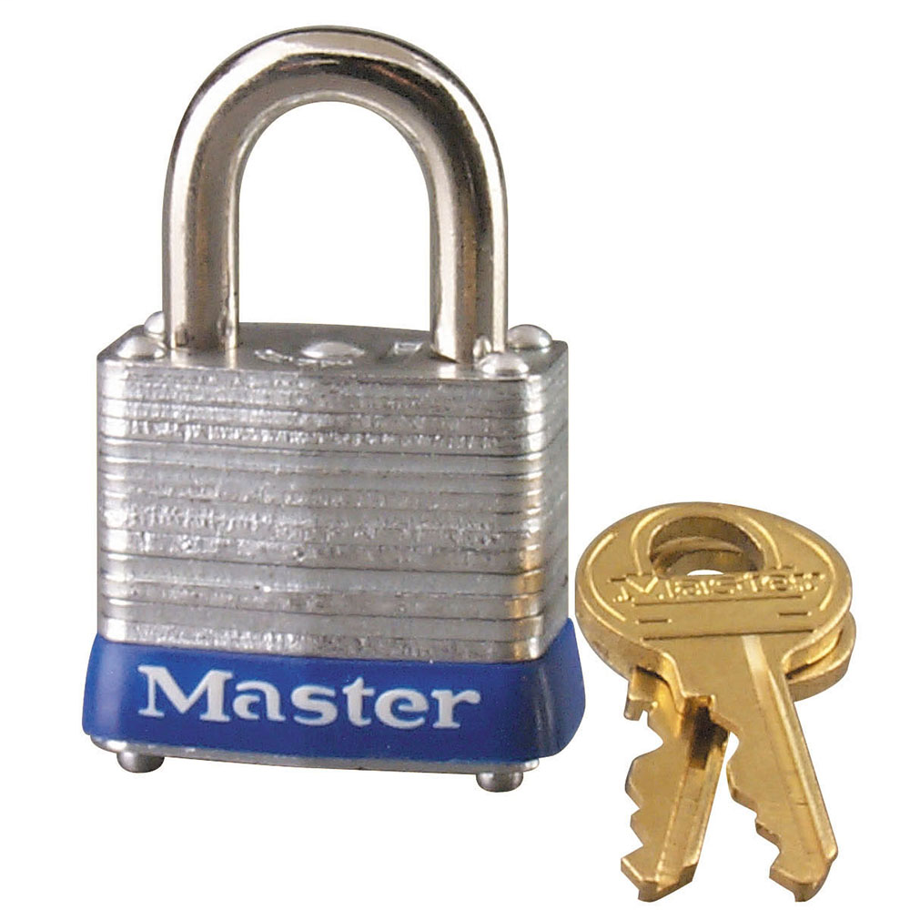 Master Lock No. 7 Laminated Steel Padlock 1-1/8″ (29 Mm) Wide Body