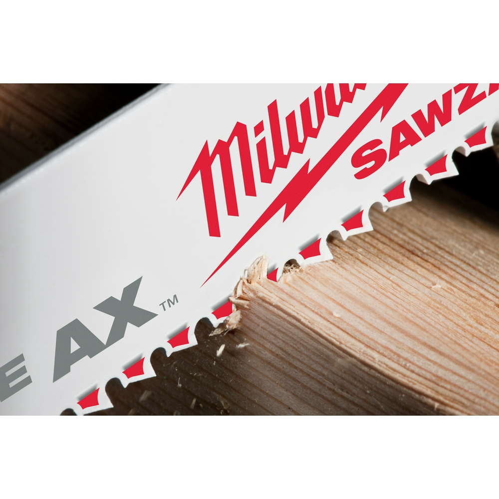 6" 5 TPI Ax Sawzall Blade For Wood With Nails