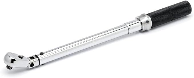 Gearwrench 85086Cert Flex Head Torque Wrench, 3/8" Drive, 5-75 Ft-Lb