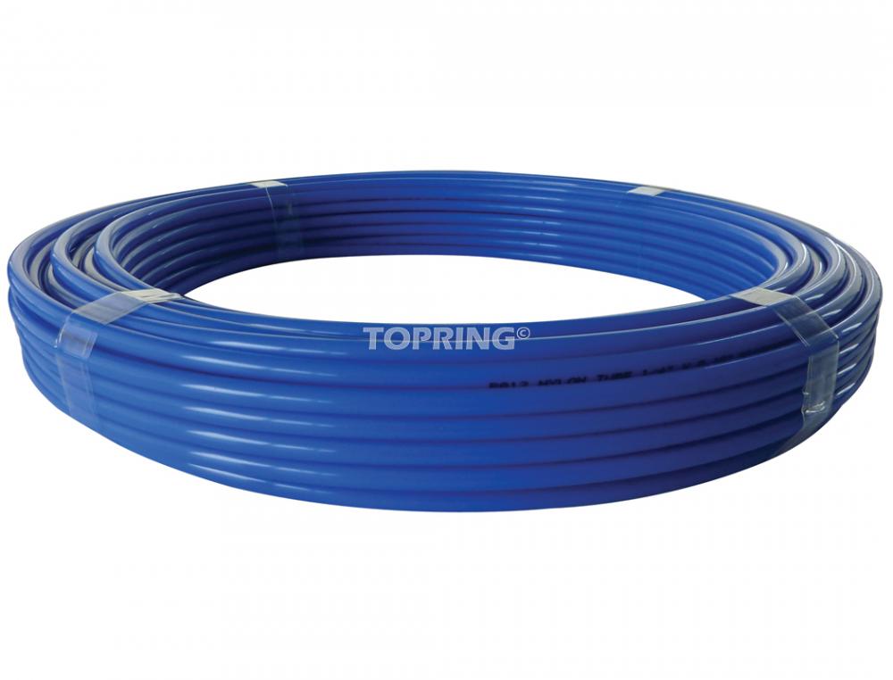 Tube en nylon bleu 5/16 (8 mm) O.D. 100 pieds (30 m)