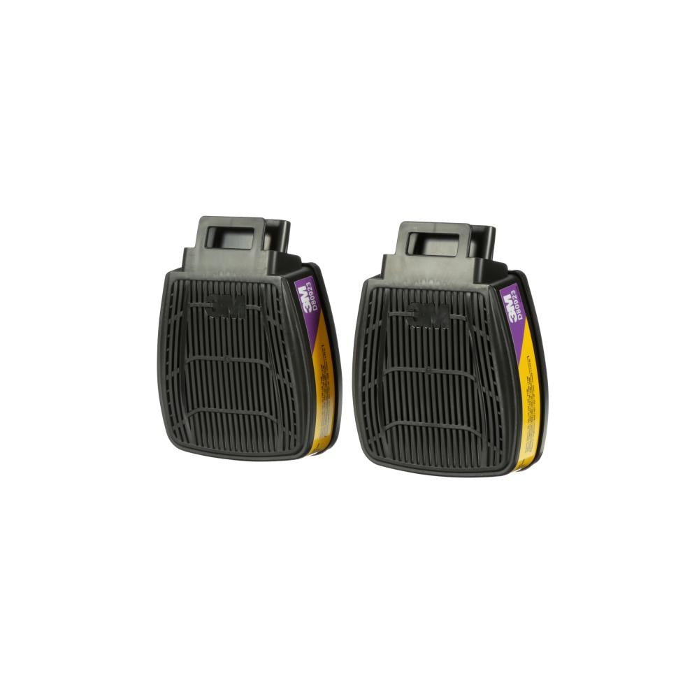 Cartouche/filtre pour gaz acides/vapeurs organiques 3M™ Secure Click™ avec double débit D80923, P100, 60/caisse