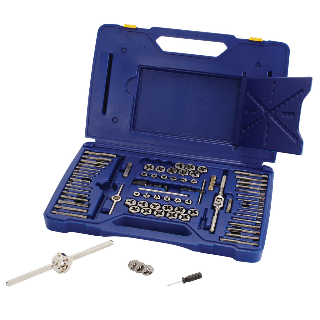 IRWIN Tap And Die Set Machine Screw/SAE/Metric 76-Piece