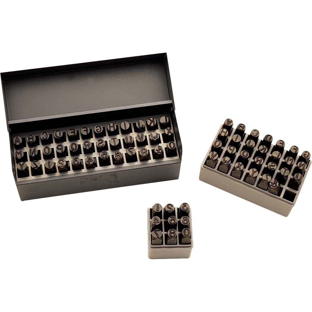 Metal Letter & Number Kit - 3/8"