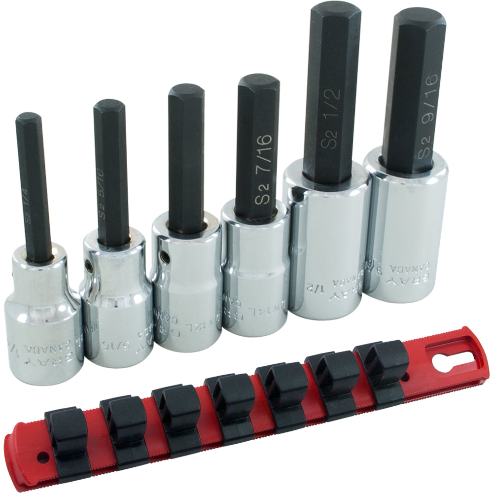 Socket Set - Hex, 1/2" Drive, 5 Pieces