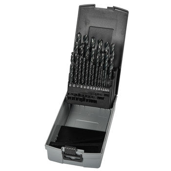 Drill Set, Precision Twist Drill, C29R10, Hss, Steam Tempered, Right Hand Cut, 4X D Flute