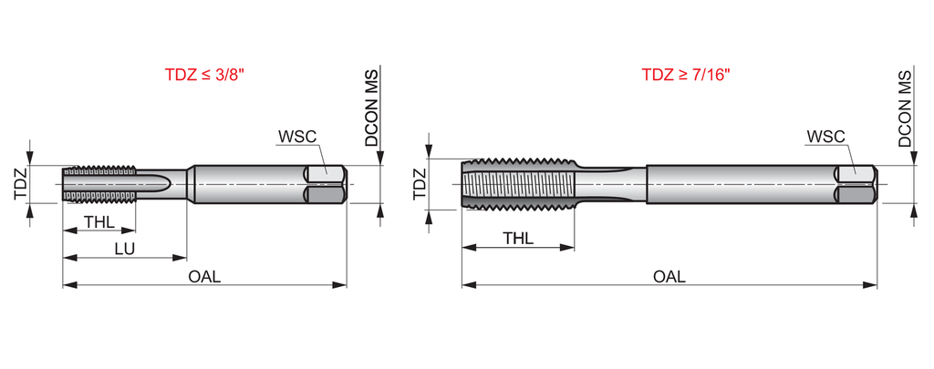 E071 HSS BRT UNF 1 inch x 14