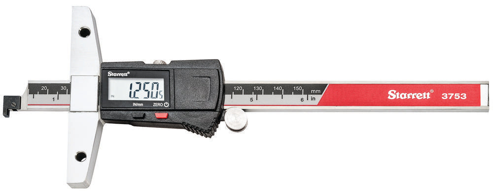 Jauge de profondeur électronique de 6 po, résolution de 0,0005 po, plage de 0 à 6 po
