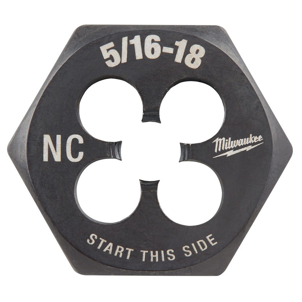 5/16"-18 nc 1-inch Hex Threading Die